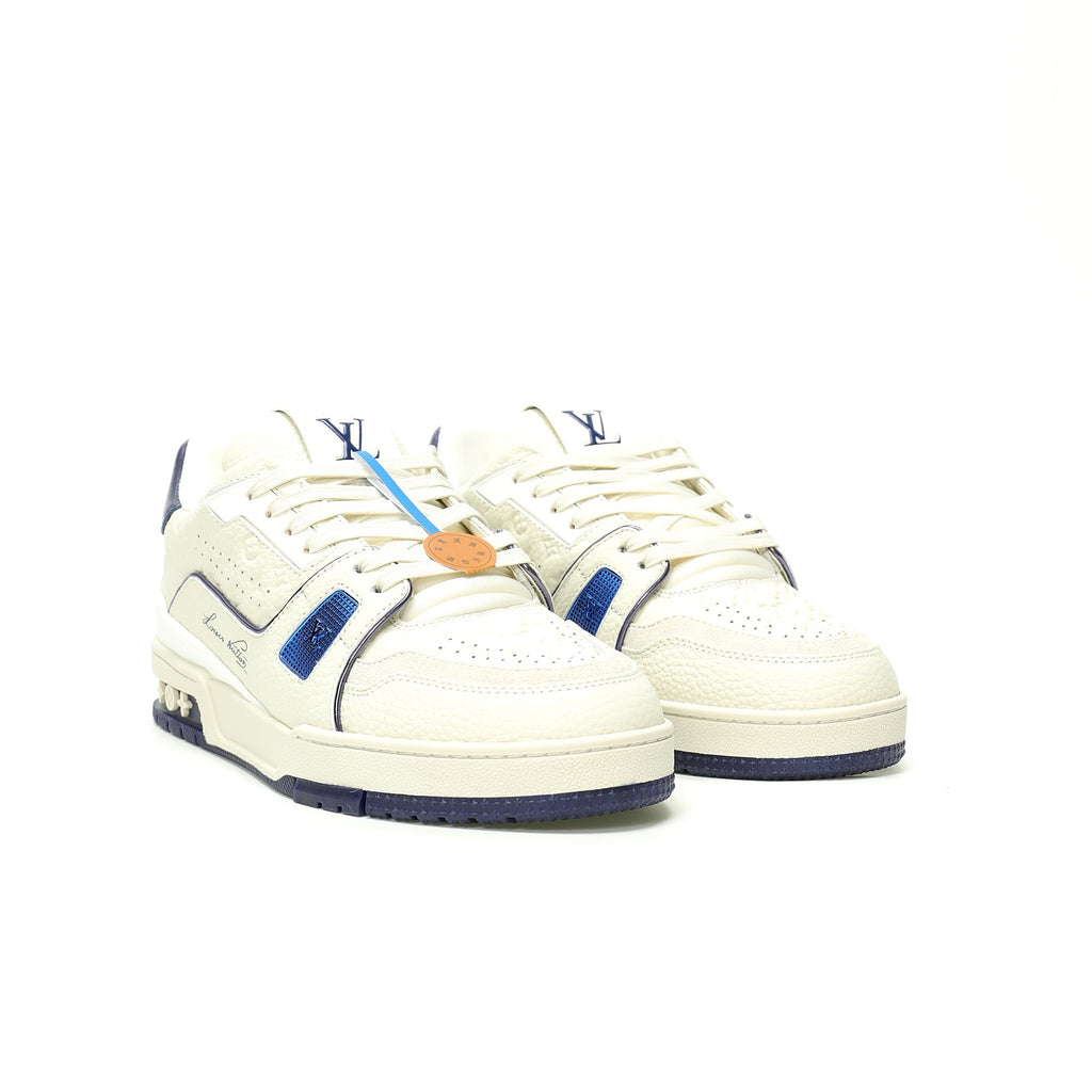 Louis Vuitton LV Trainer Sneaker – White / Navy