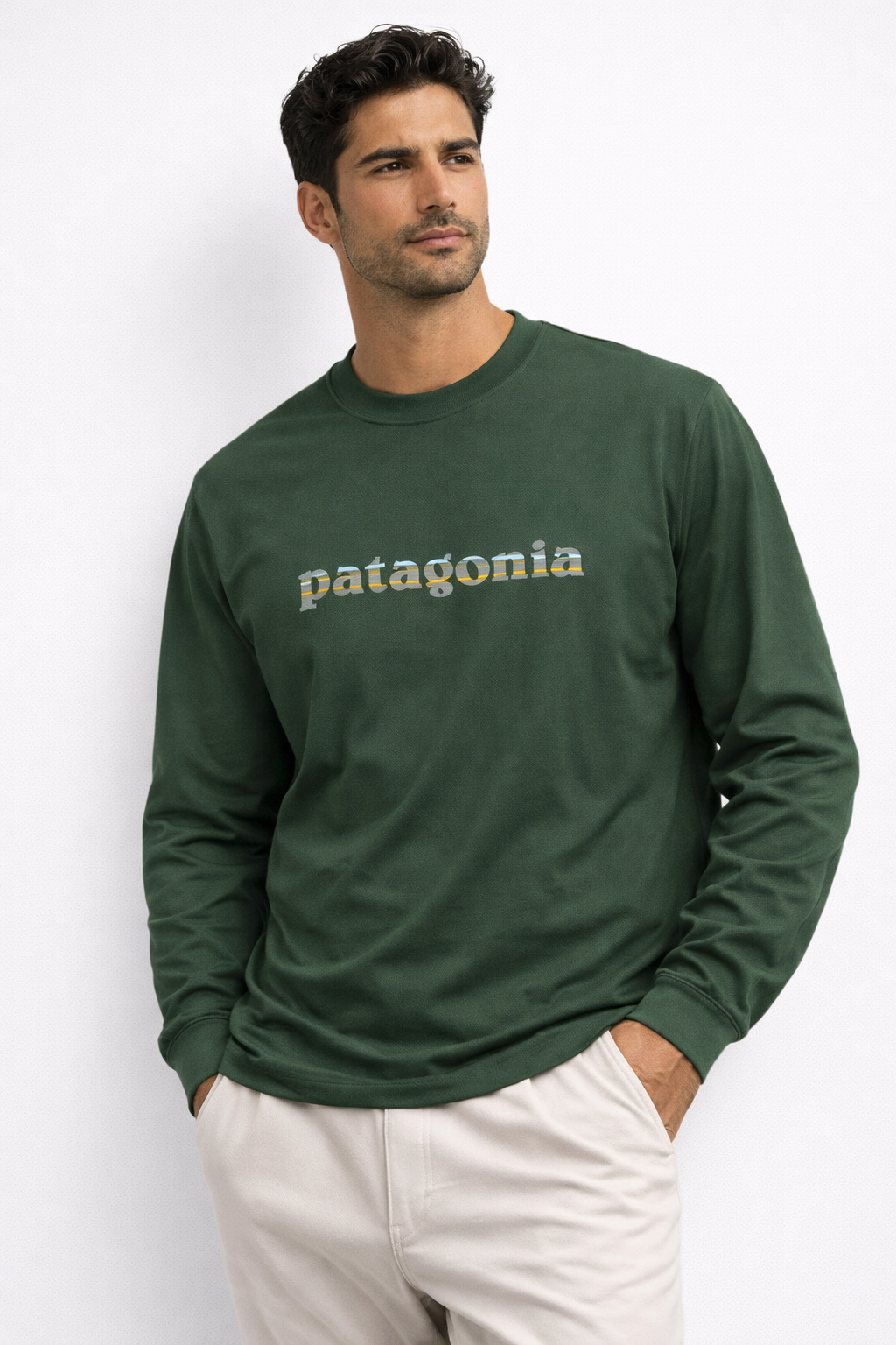 Felpa Patagonia Logo Ricamato - Crewneck Sweatshirt