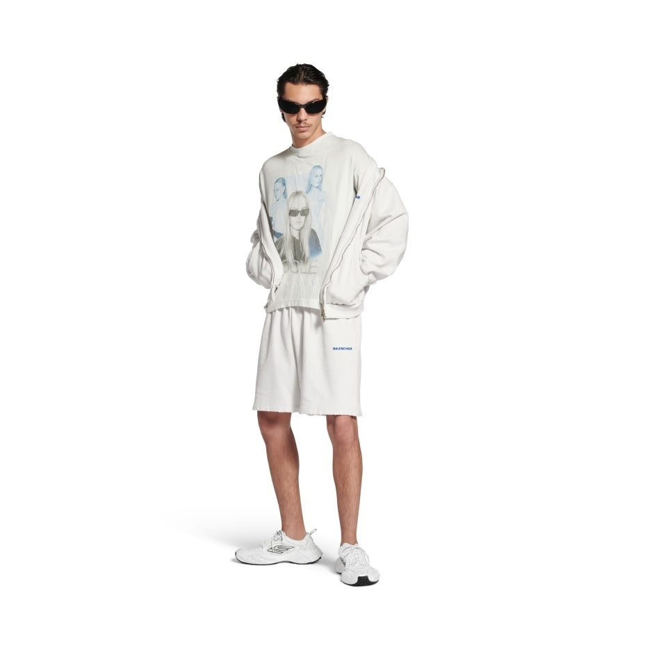 Shorts Balenciaga Bianchi Logo