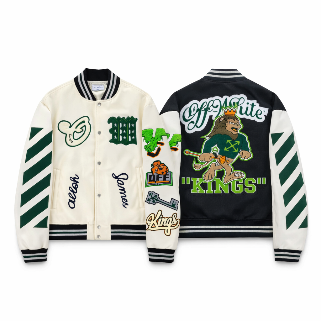 Giacca Off-White Varsity Kings -