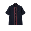 Camicia  Righe Rosse Bianche Nere - Blu Navy