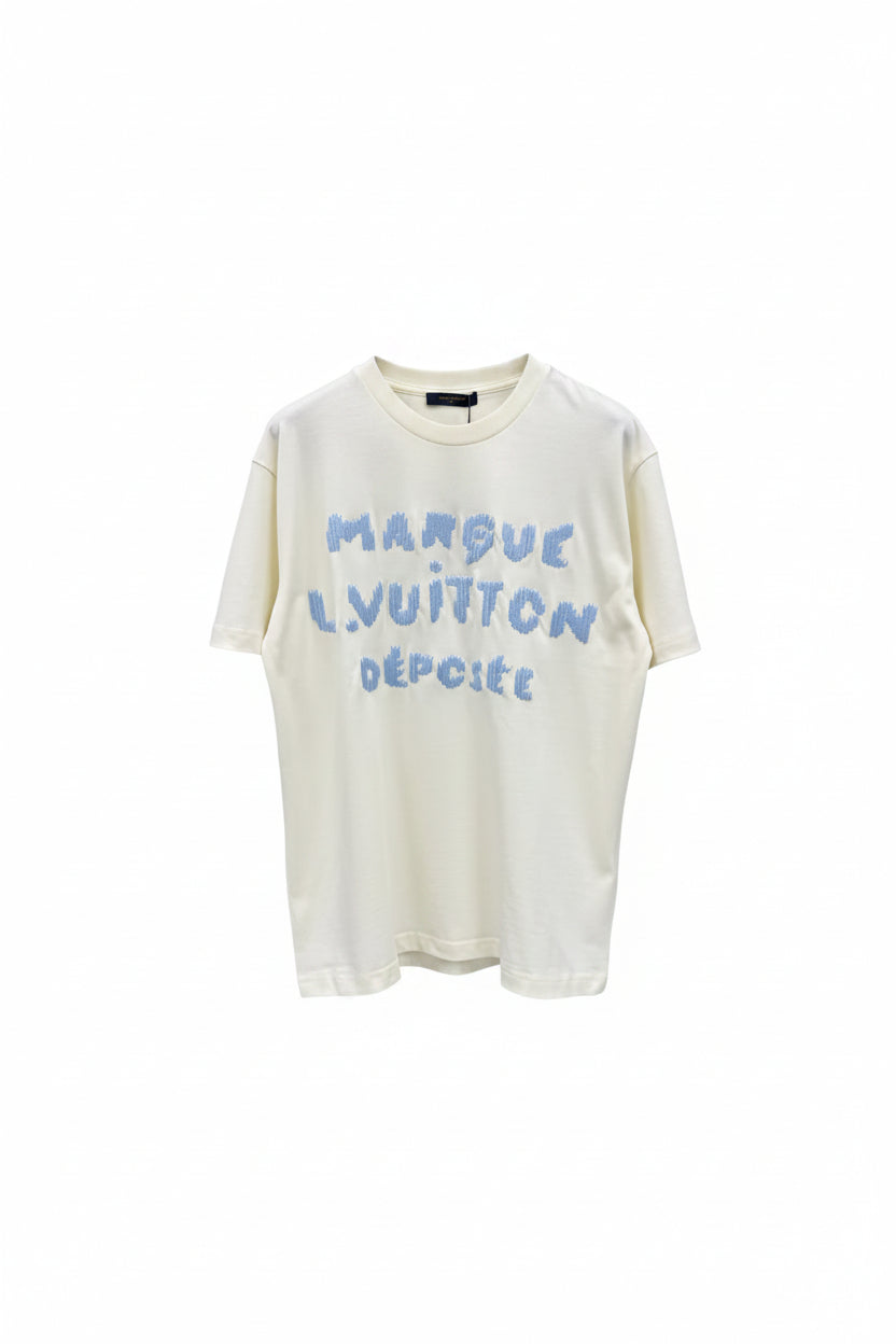 T-Shirt Oversize Cream — Graphic Print