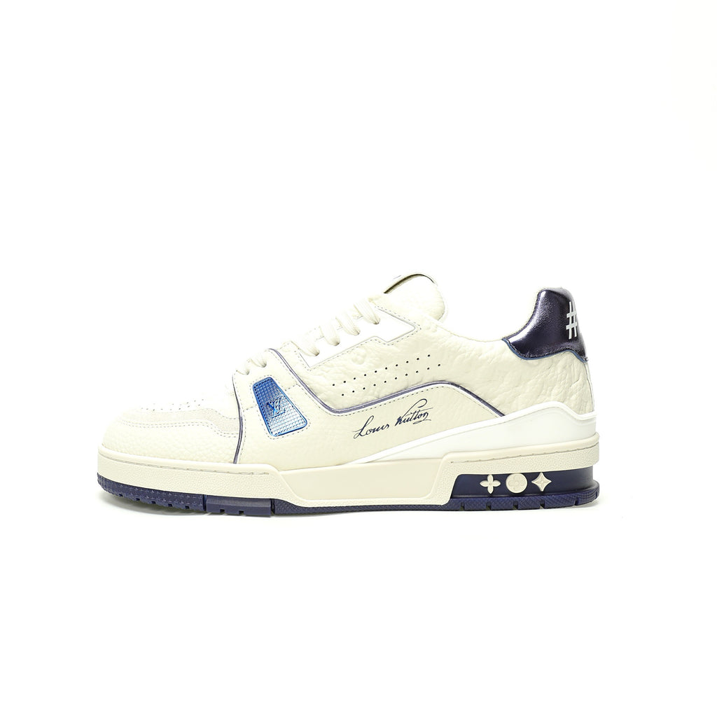 Louis Vuitton LV Trainer Sneaker – White / Navy