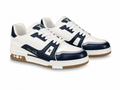 Sneakers Luxury  Navy — Low Top