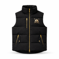Gilet Piumino Moose Knuckles Zip Oro - Nero
