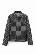 Giacca LV Monogram Scacchiera - Nero/Grigio