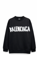 Felpa Balenciaga Logo Bianco - Nero