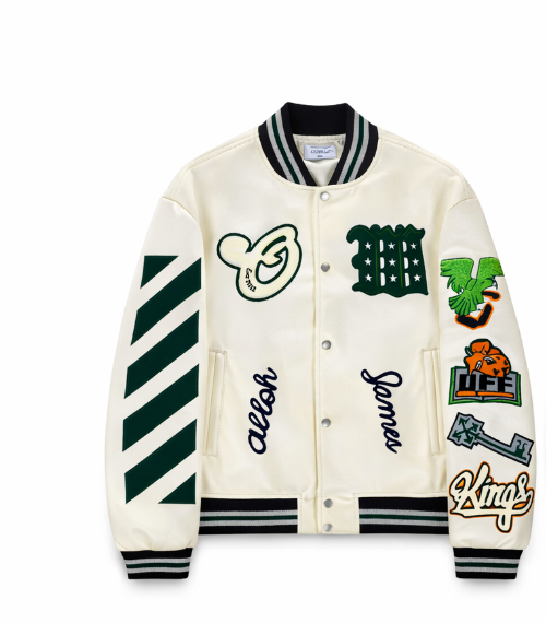 Giacca Off-White Varsity Kings -