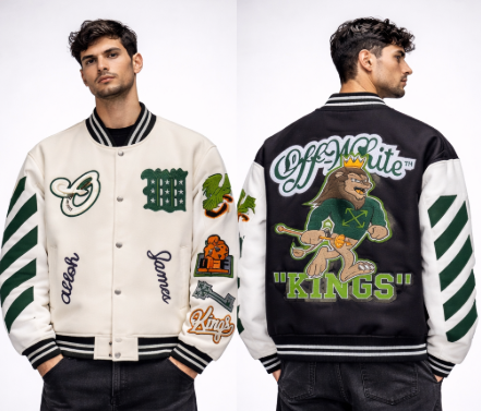 Giacca Off-White Varsity Kings -