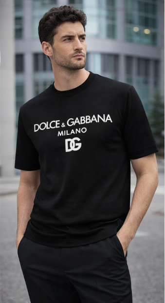 T-Shirt Dolce & Gabbana Milano Logo DG