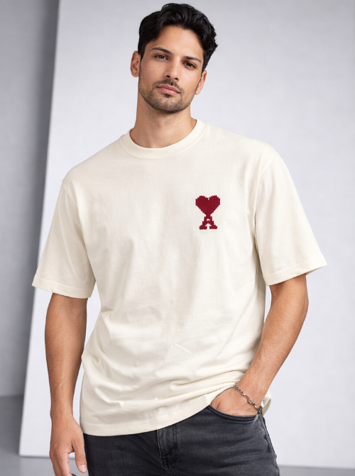 T-Shirt AMI Paris Collezione Cuori - Edizione Limitata