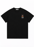 T-Shirt AMI Paris Classic Logo Nera