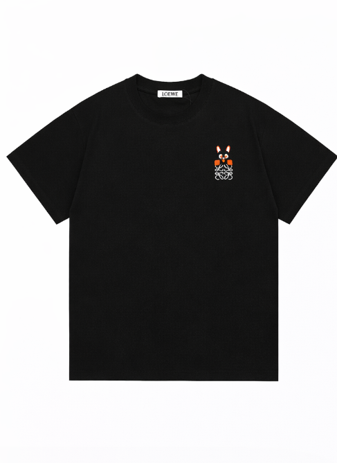 T-Shirt AMI Paris Classic Logo Nera