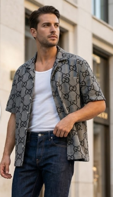 Camicia Premium Luxury Monogram