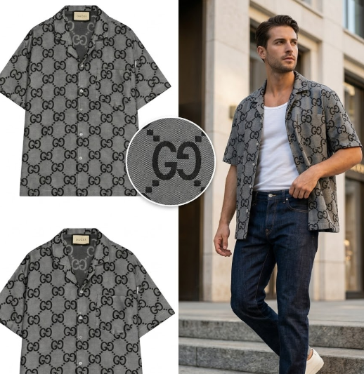 Camicia Premium Luxury Monogram