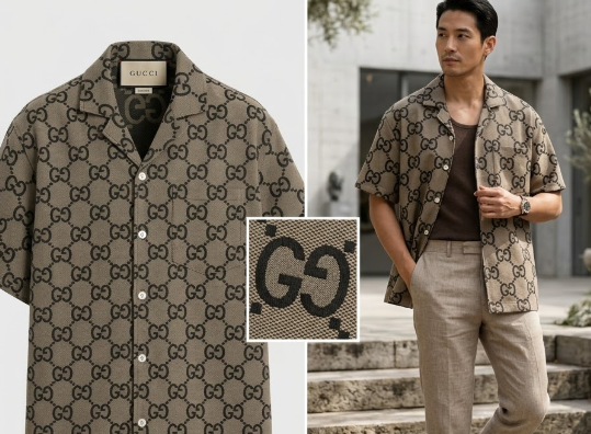 Camicia Premium Luxury Monogram