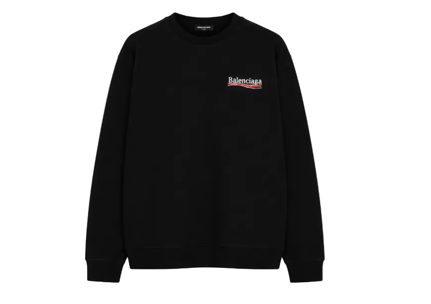 Camicia Manica Lunga Balenciaga - Logo Ricamato