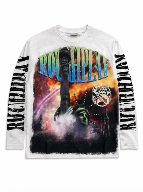 Felpa Roughplay Liberty Long Sleeve — White