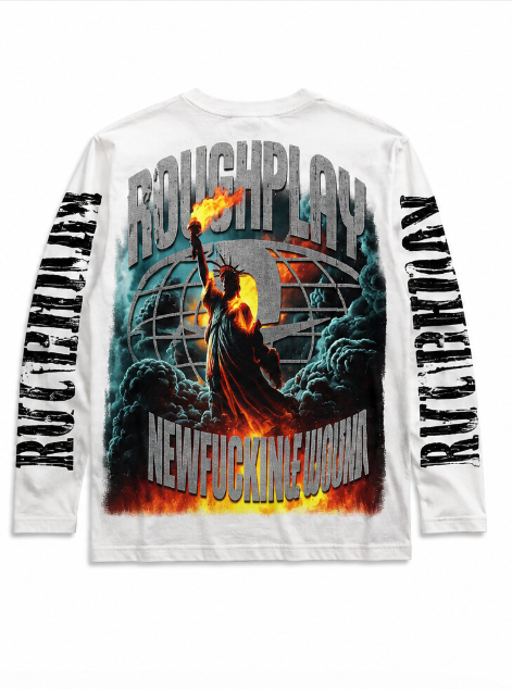 Felpa Roughplay Liberty Long Sleeve — White