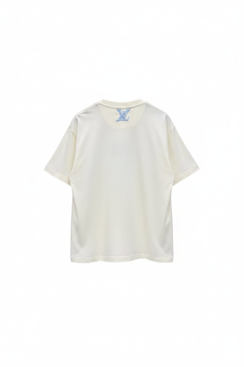 T-Shirt Oversize Cream — Graphic Print