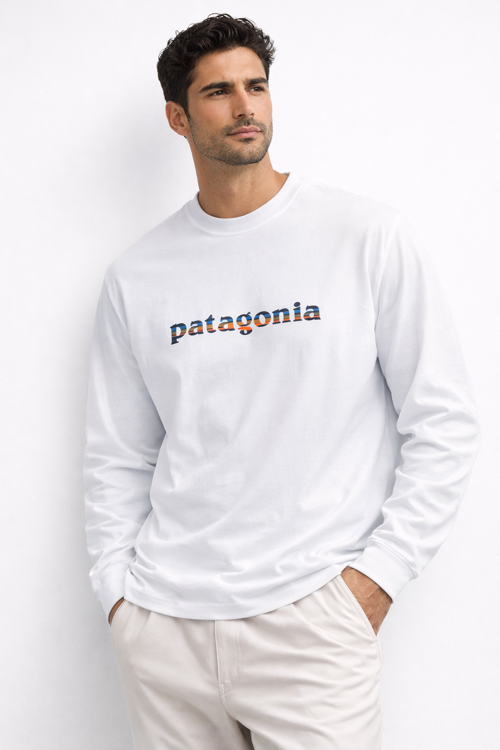 Felpa Patagonia Logo Ricamato - Crewneck Sweatshirt