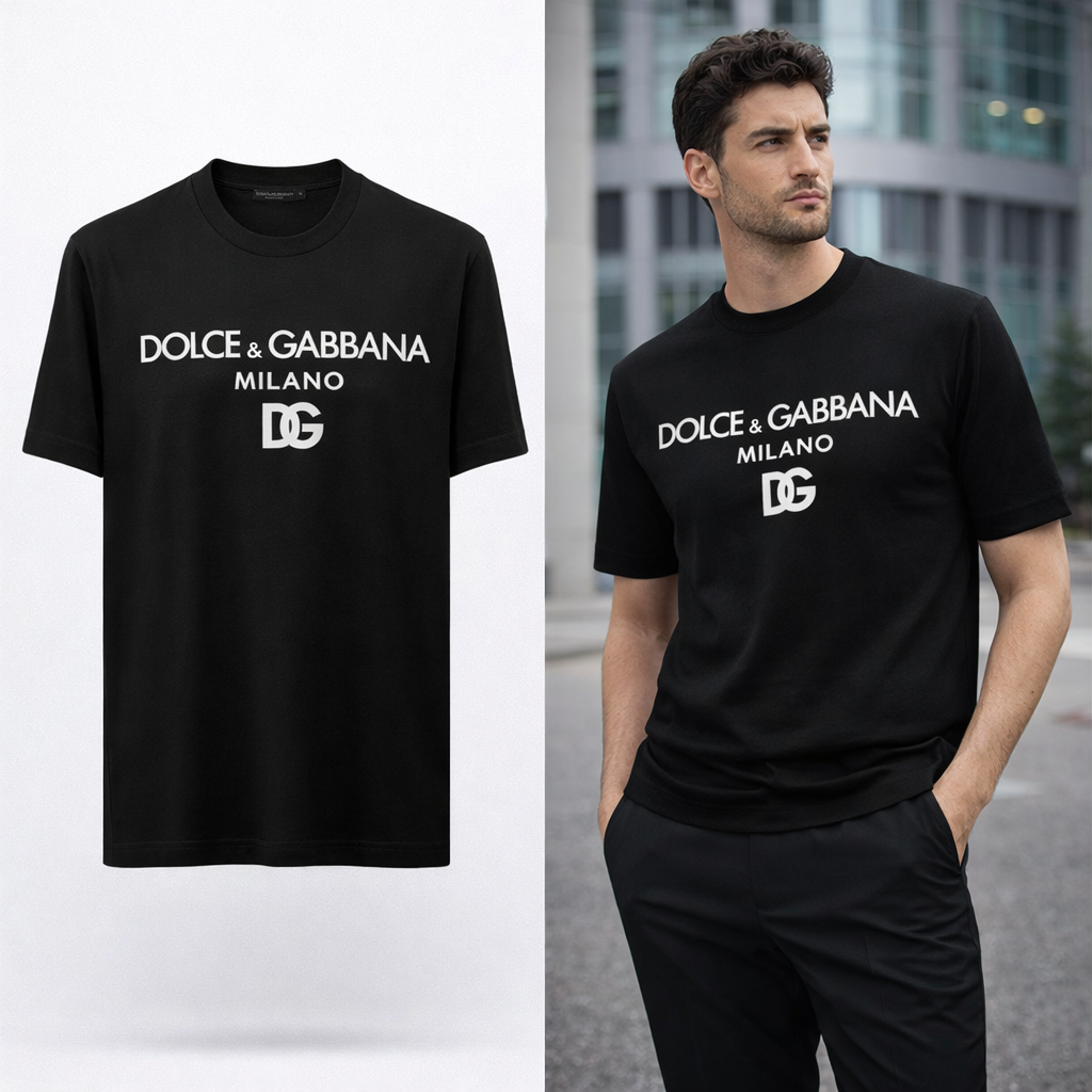 T-Shirt Dolce & Gabbana Milano Logo DG