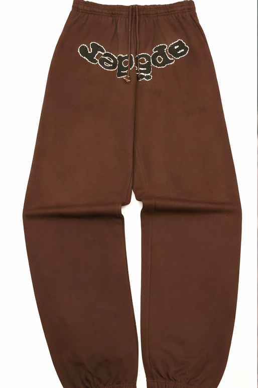 Tuta Spider Web Marrone - Hoodie e Pantaloni Set