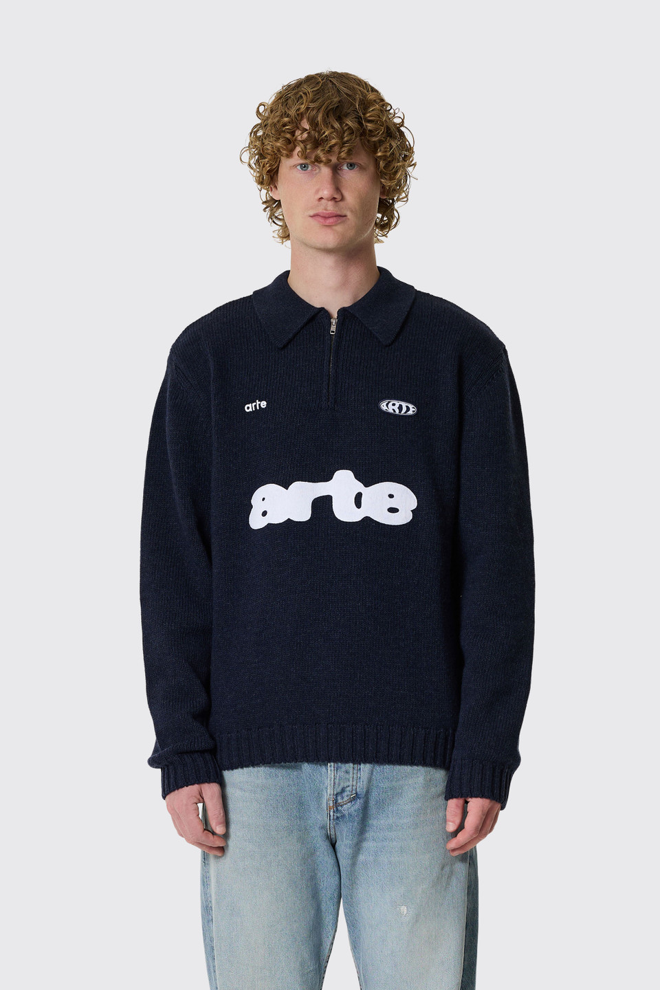 Maglione Arte in Lana con Zip