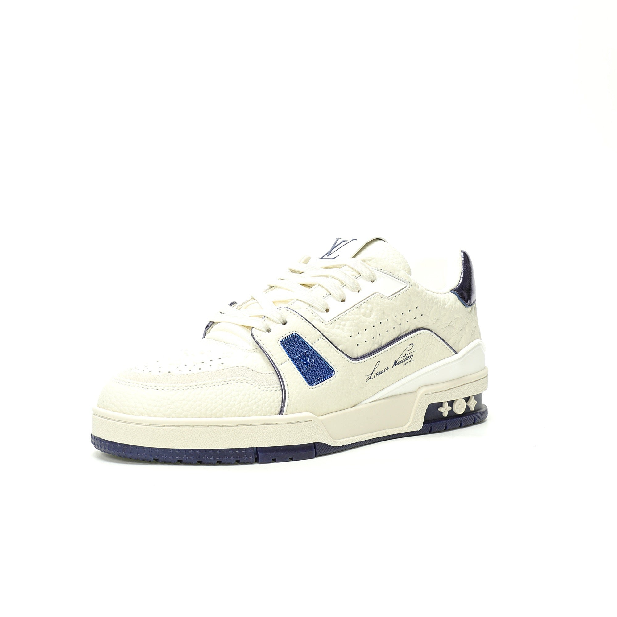 Louis Vuitton LV Trainer Sneaker – White / Navy