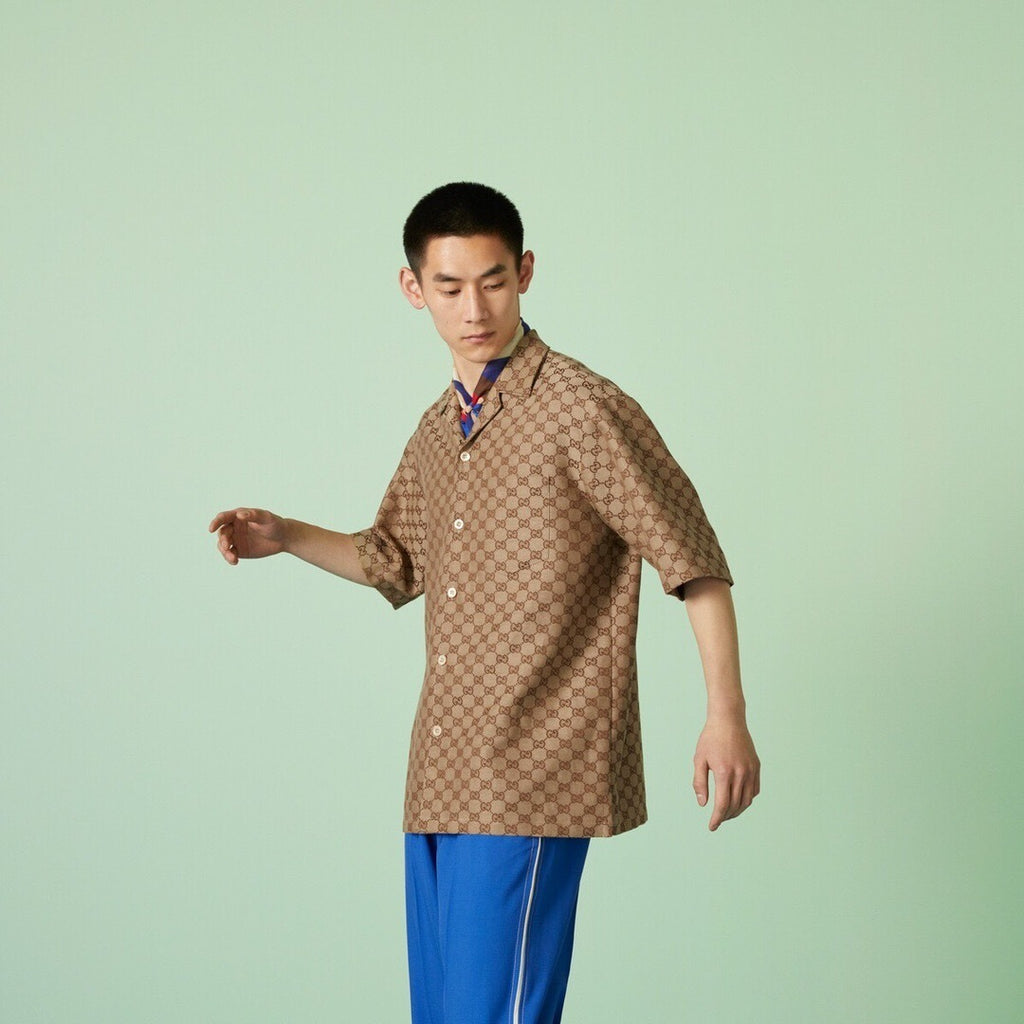 Camicia Monogram gg
